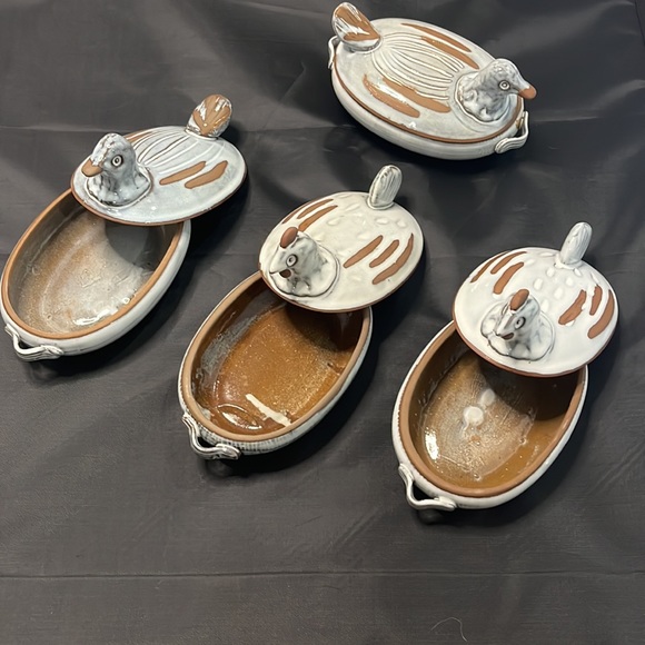 Source Unknown Kitchen Rare Vintage Hen On Nest Stoneware